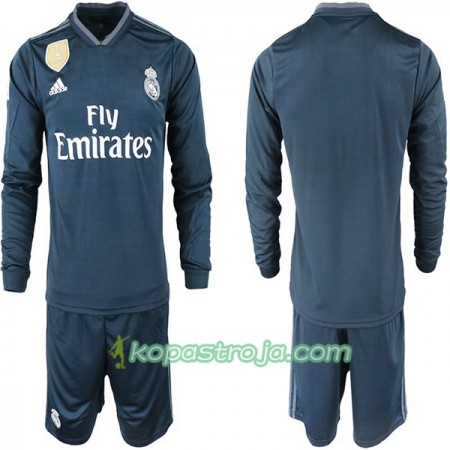 Billiga Fotbollströjor Real Madrid Barn Borta tröja 2018/19 Långärmad